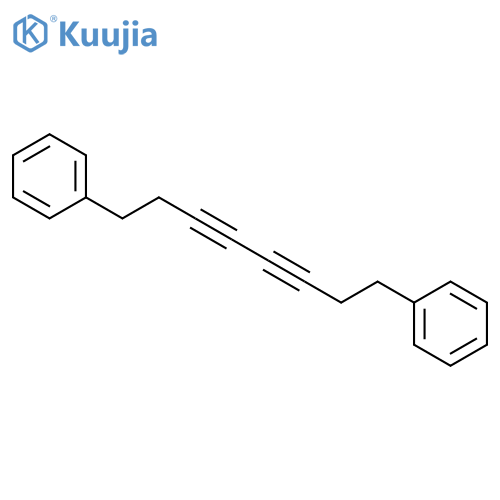 Benzene, 1,1'-(3,5-octadiyne-1,8-diyl)bis- structure