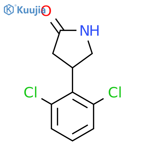 4-(2,6-Dichlorophenyl)-2-pyrrolidinone structure