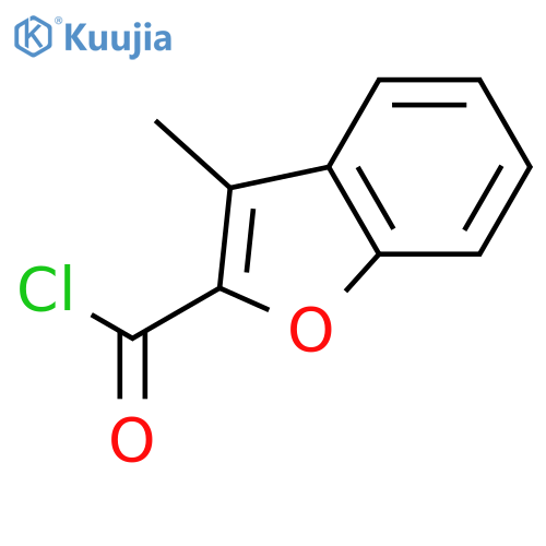 3-Methylbenzofuran-2-carbonyl chloride structure
