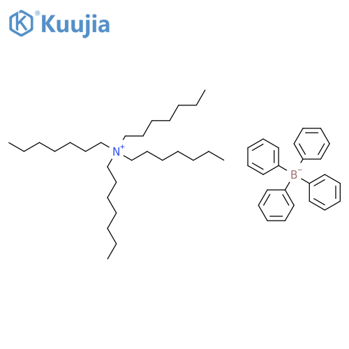 TETRAHEPTYLAMMONIUM TETRAPHENYLBORATE structure