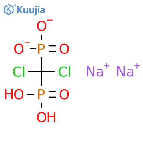 Clodronic acid disodium salt structure