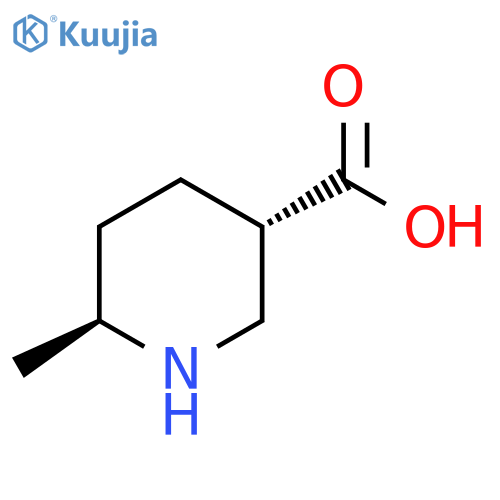 (3S,6S)-6-Methyl-piperidine-3-carboxylic acid structure