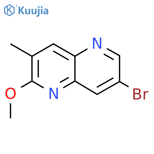 7-Bromo-2-methoxy-3-methyl-1,5-naphthyridine structure