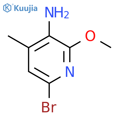6-Bromo-2-methoxy-4-methylpyridin-3-amine structure