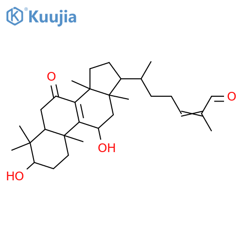 3,7,11-Trioxolanosta-8,24-dien-26-al; (24E)-form, 3β,11α-Dialcohol structure