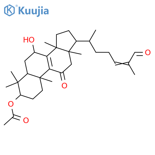 3,7,11-Trioxolanosta-8,24-dien-26-al; (24E)-form, 3β,7β-Dialcohol, 3-Ac structure
