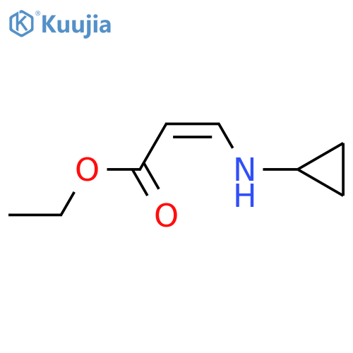 Ethyl (2Z)-3-(cyclopropylamino)-2-propenoate structure