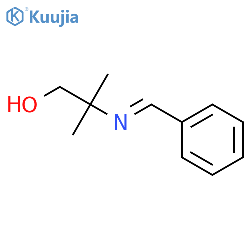 1-Propanol,2-methyl-2-[(phenylmethylene)amino]- structure