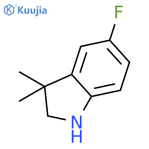 5-fluoro-3,3-dimethylindoline structure