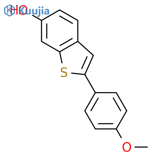 2-(4-Methoxyphenyl)benzobthiophen-6-ol structure