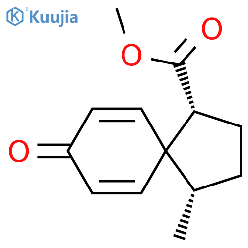 Spiro[4.5]deca-6,9-diene-1-carboxylic acid, 4-methyl-8-oxo-, methylester, cis- structure