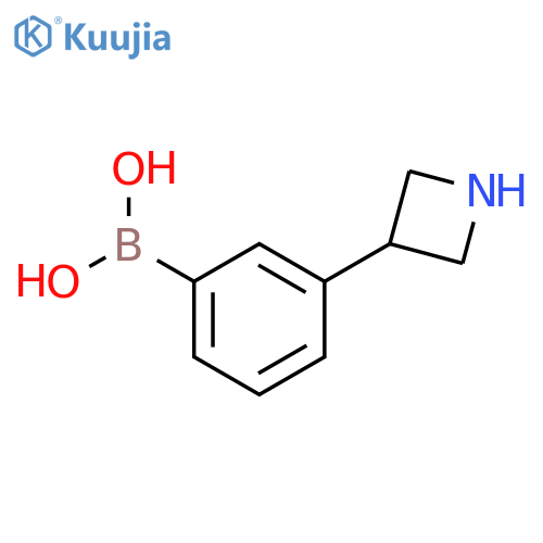 (3-(azetidin-3-yl)phenyl)boronic acid structure