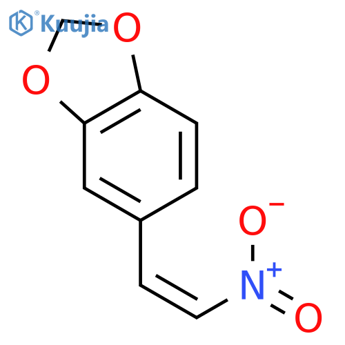 1,3-Benzodioxole,5-[(1E)-2-nitroethenyl]- structure
