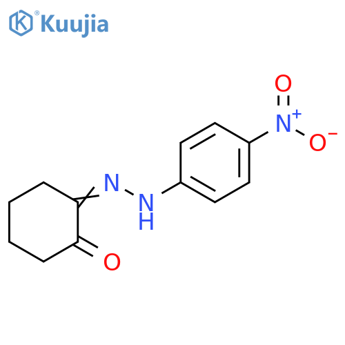 1,2-Cyclohexanedione, mono[(4-nitrophenyl)hydrazone] structure