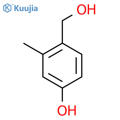 4-(Hydroxymethyl)-3-methylphenol structure