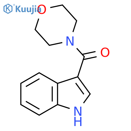 1H-INDOL-3-YL(MORPHOLINO)METHANONE structure