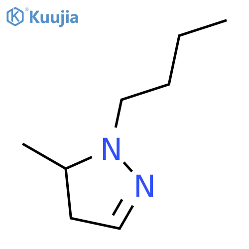 2-butyl-3-methyl-3,4-dihydropyrazole structure