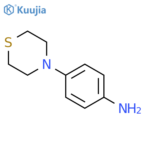 4-(thiomorpholin-4-yl)aniline structure