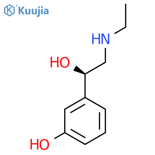 3-(1R)-2-(ethylamino)-1-hydroxyethylphenol structure