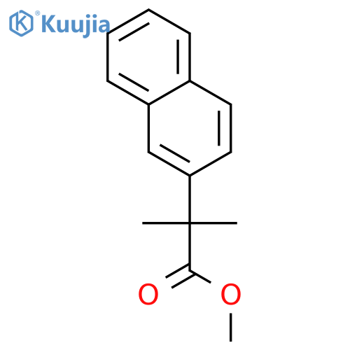 Methyl 2-methyl-2-(naphthalen-2-yl)propanoate structure