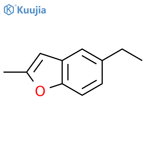 Benzofuran,5-ethyl-2-methyl- structure