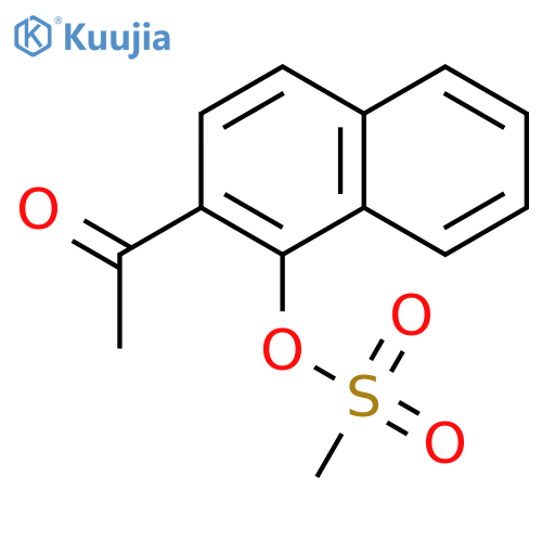 Ethanone, 1-[1-[(methylsulfonyl)oxy]-2-naphthalenyl]- structure