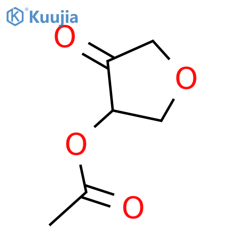 3(2H)-Furanone, 4-(acetyloxy)dihydro- structure