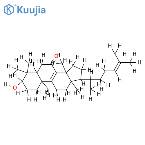 3beta-3-Hydroxylanosta-8,24-dien-7-one structure