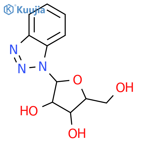 1H-Benzotriazole, 1-b-D-ribofuranosyl- structure