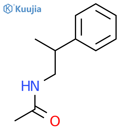 N-(2-Phenylpropyl)acetamide structure
