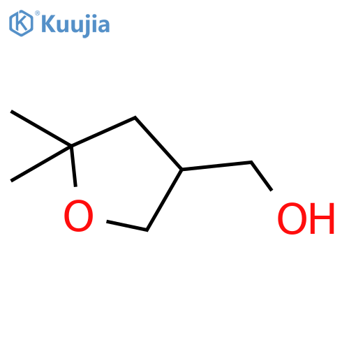 (5,5-dimethyltetrahydrofuran-3-yl)methanol structure