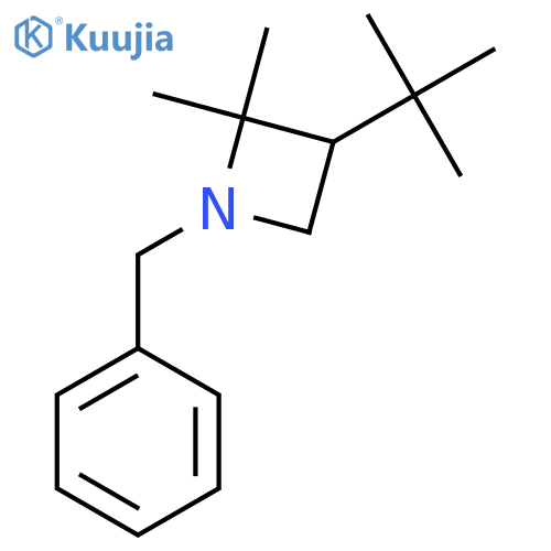 1-Benzyl-3-tert-butyl-2,2-dimethylazetidine structure