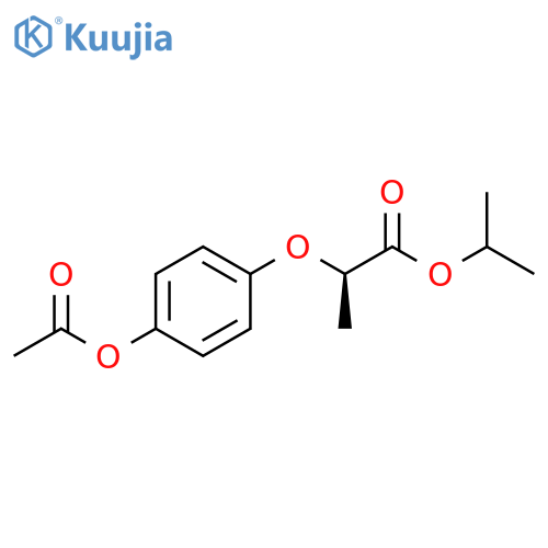 1-Methylethyl (2R)-2-[4-(acetyloxy)phenoxy]propanoate structure