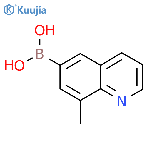 (8-Methylquinolin-6-yl)boronic acid structure