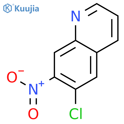 6-Chloro-7-nitroquinoline structure