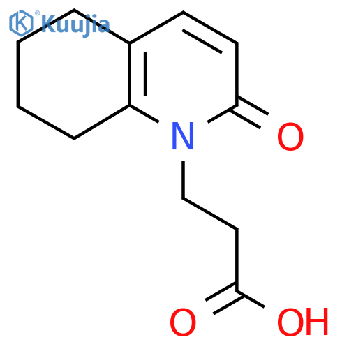 3-(2-Oxo-5,6,7,8-tetrahydroquinolin-1(2H)-yl)propanoic acid structure