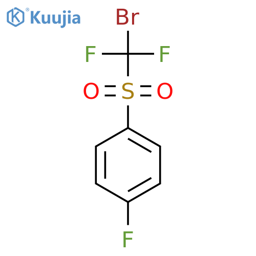 1-[Bromo(difluoro)methyl]sulfonyl-4-fluorobenzene structure