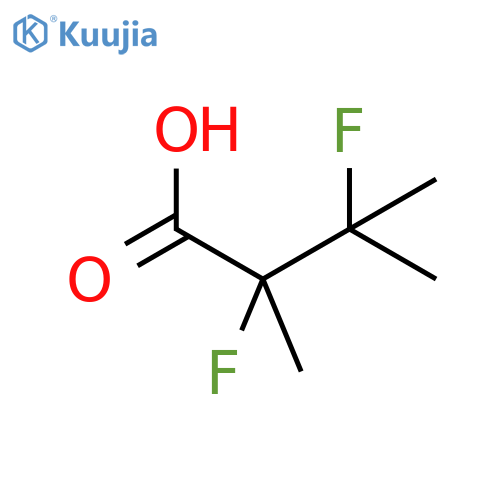 Butanoic acid, 2,3-difluoro-2,3-dimethyl- structure