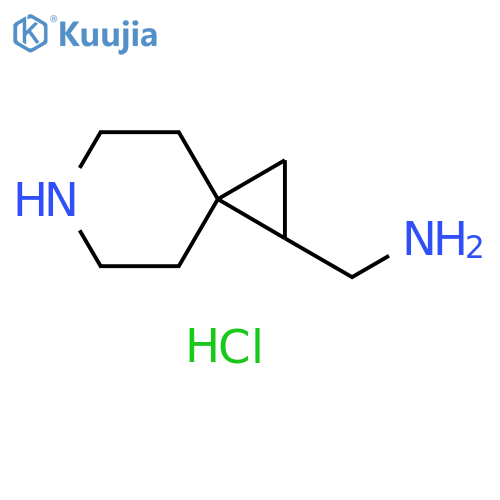 6-Azaspiro[2.5]octane-1-methanamine, hydrochloride (1:2) structure