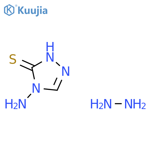 4-amino-4H-1,2,4-triazole-3-thiol; hydrazine structure