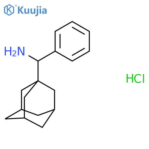 1-Adamantyl(phenyl)methanamine;hydrochloride structure