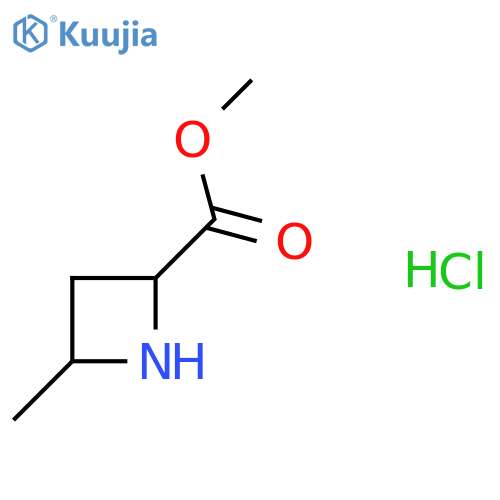 Methyl 4-methylazetidine-2-carboxylate;hydrochloride structure