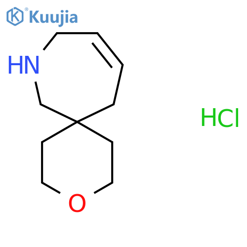 3-Oxa-8-azaspiro[5.6]dodec-10-ene hydrochloride structure