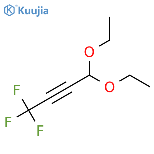 4,4-diethoxy-1,1,1-trifluorobut-2-yne structure