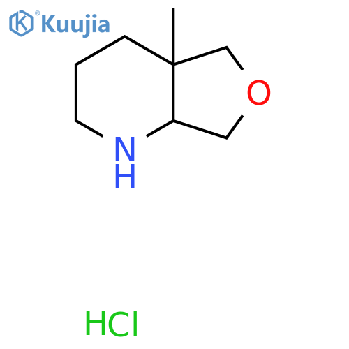 4a-Methyl-octahydrofuro[3,4-b]pyridine hydrochloride structure