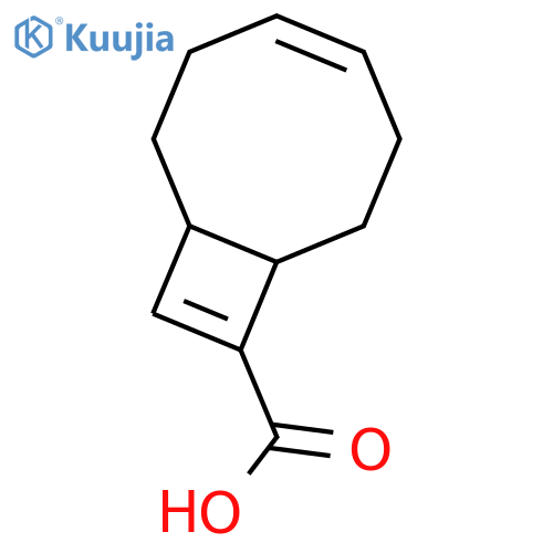 (4Z)-Bicyclo[6.2.0]deca-4,9-diene-9-carboxylic acid structure