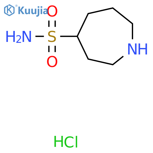 Azepane-4-sulfonamide hydrochloride structure