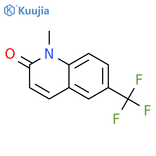 2(1H)-Quinolinone,1-methyl-6-(trifluoromethyl)- structure