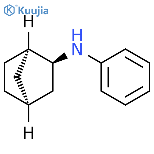 Bicyclo[2.2.1]heptan-2-amine, N-phenyl-, (1R,2S,4S)-rel- structure