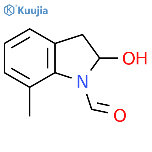 2-Hydroxy-7-methyl-1-indolinecarbaldehyde structure